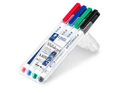 Staedtler Tuscher 4 stk 1.0 mm Staedtler Whiteboard Markers