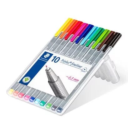 Staedtler Tuscher Staedtler Triplus fineliner 10 stk