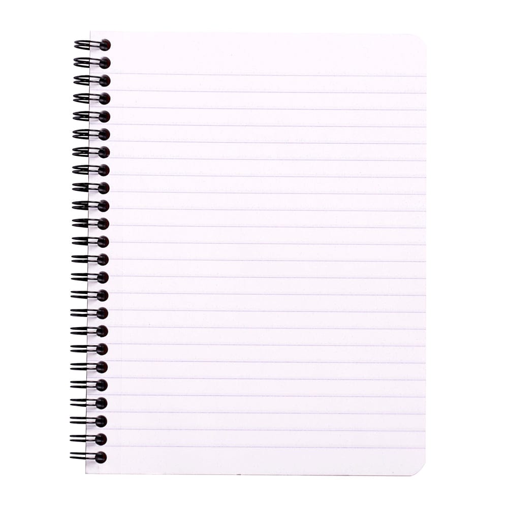 Stelling Rhodia Classic BLACK A5 notebook spiral - Linjeret