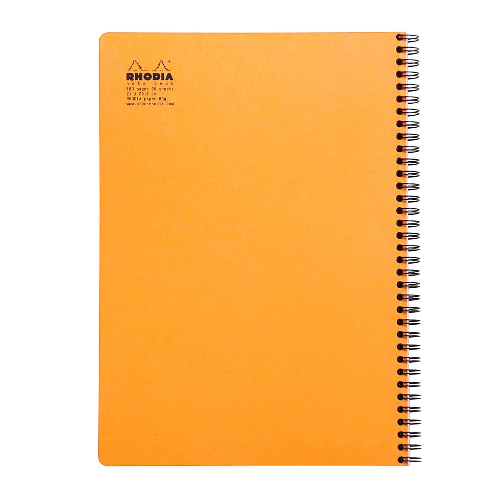 Stelling Rhodia Classic ORANGE A4 notebook spiral - Linjeret