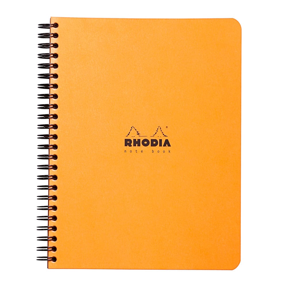 Stelling Rhodia Classic ORANGE A5 notebook spiral - Linjeret