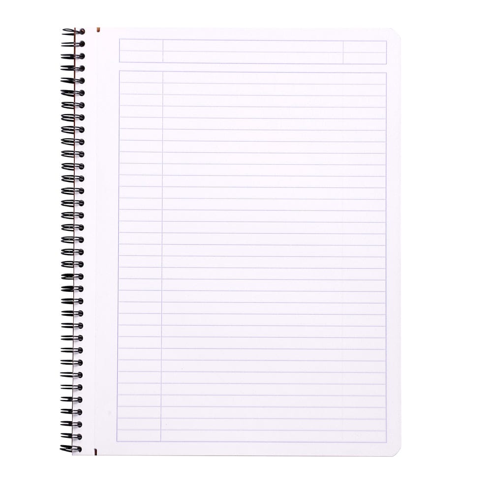 Stelling Rhodia Classic WHITE A4 notebook spiral - Linjeret