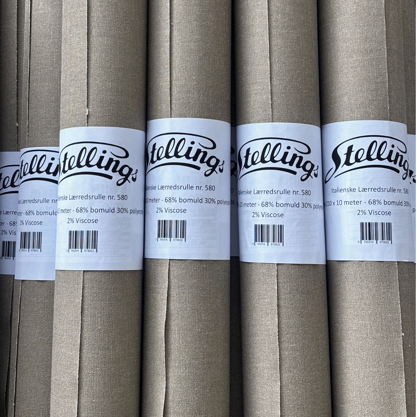 Stellings Lærred nr. 580 - hel rulle - 68% bomuld 30% polyester