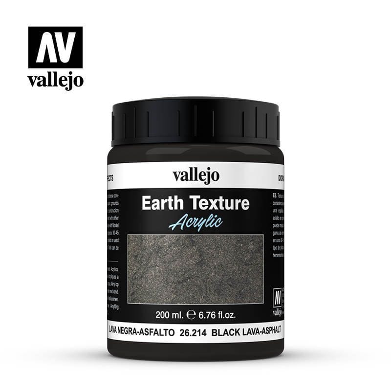 Vallejo Malemiddel Vallejo Earth Texture Black Lava