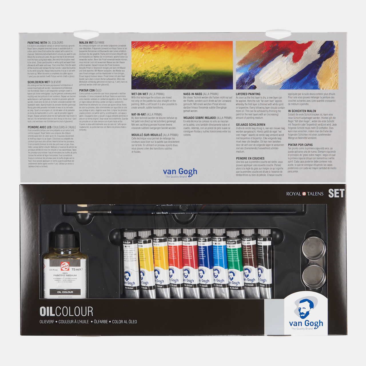 Van Gogh Oliemaling Van Gogh Oil colour set 10x20ml + tilbehør