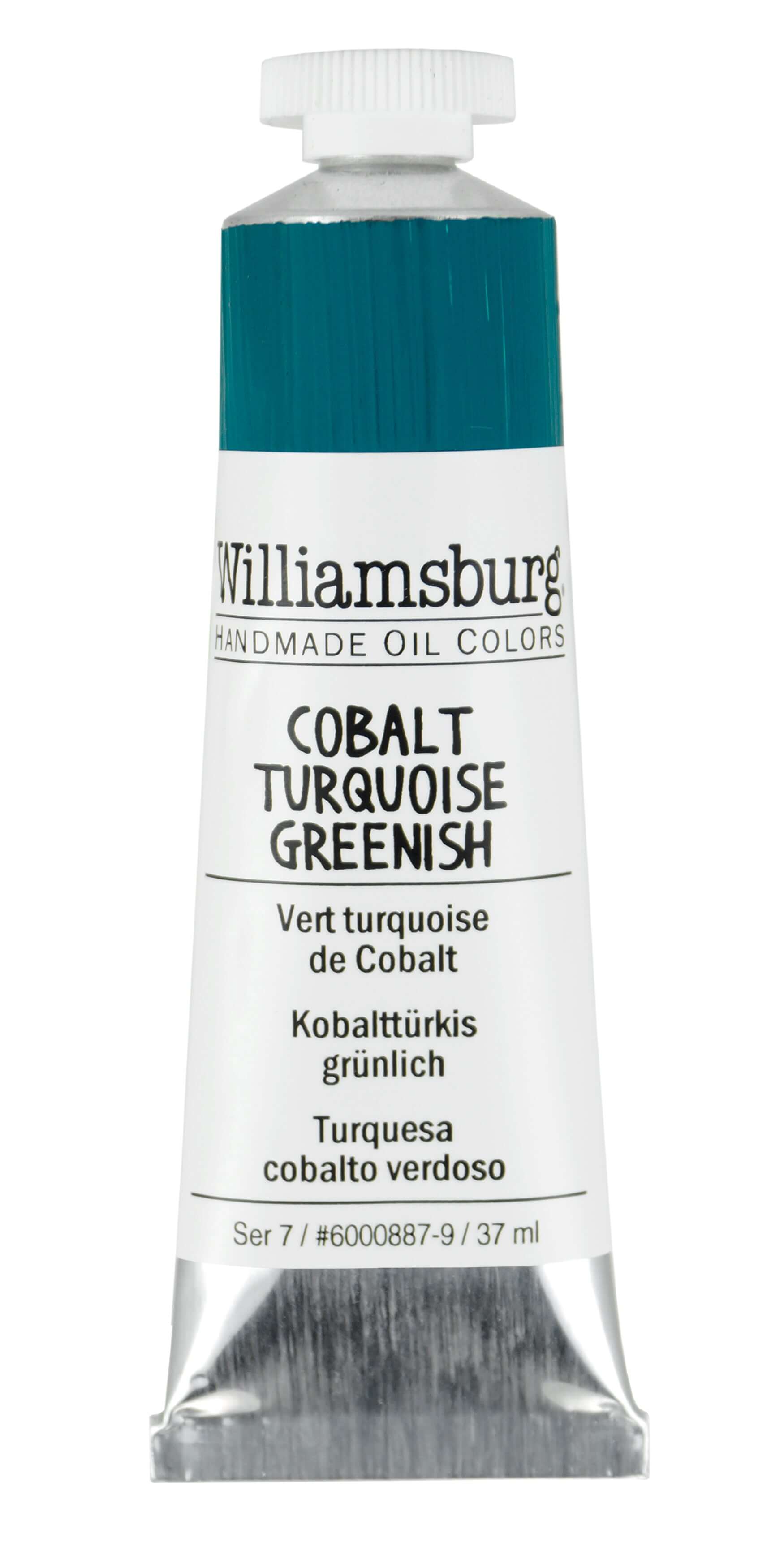 Williamsburg Oliemaling Cobalt Turqoise Greenish
