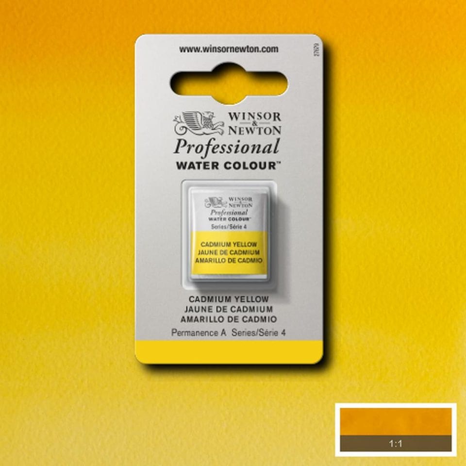 Winsor Newton 1/2 pans Cadmium Yellow