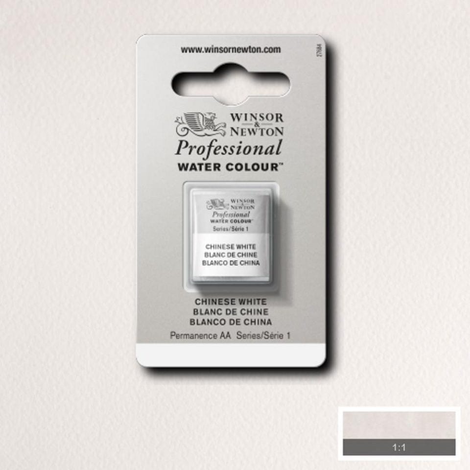 Winsor Newton 1/2 pans Chinese White