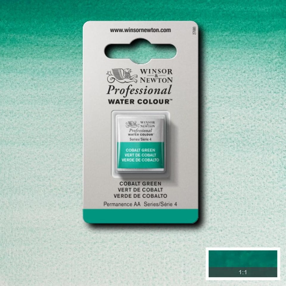 Winsor Newton 1/2 pans Cobalt Green