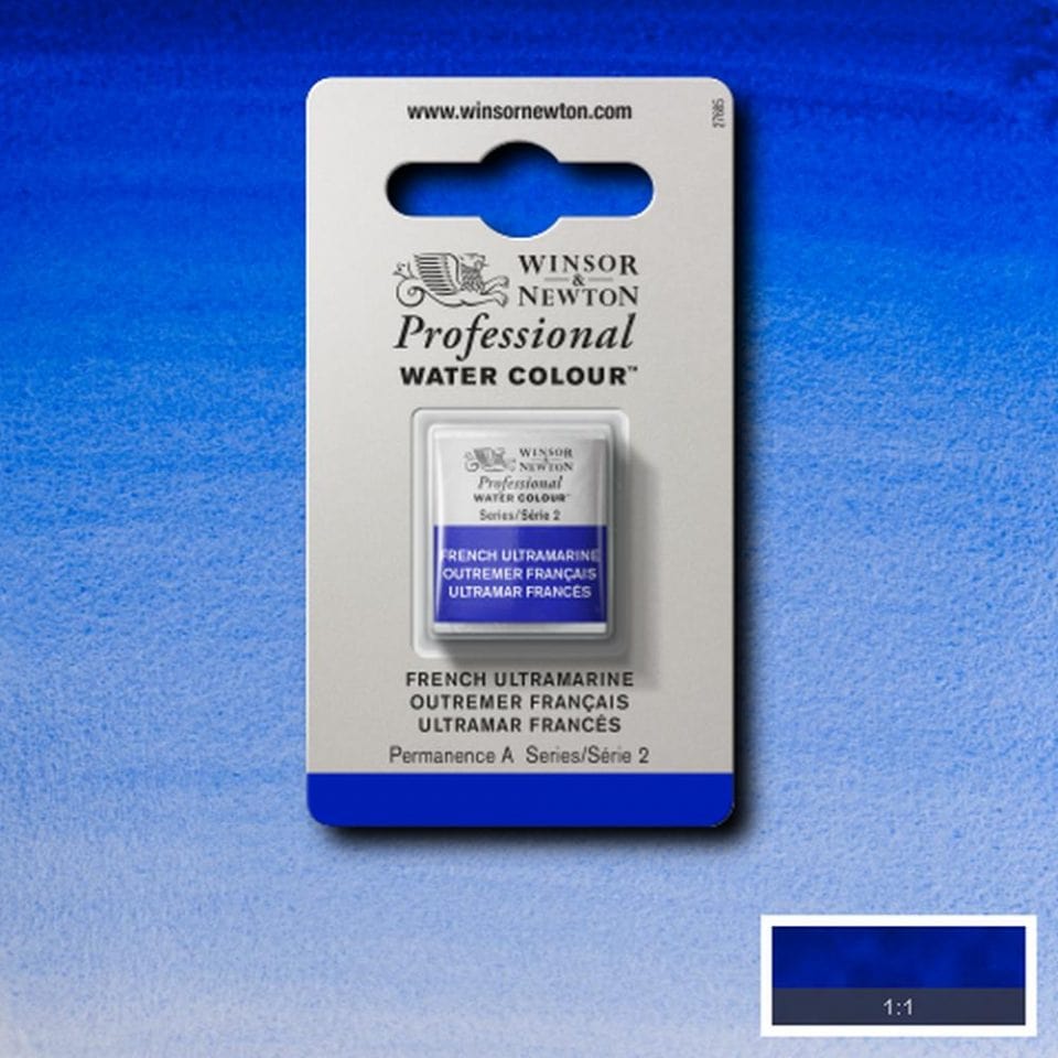 Winsor Newton 1/2 pans Ultramarine