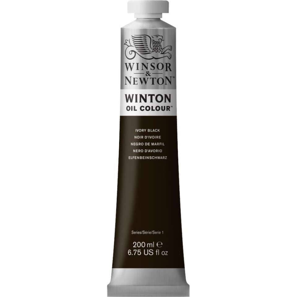 Winsor Newton Oliemaling Ivory Black