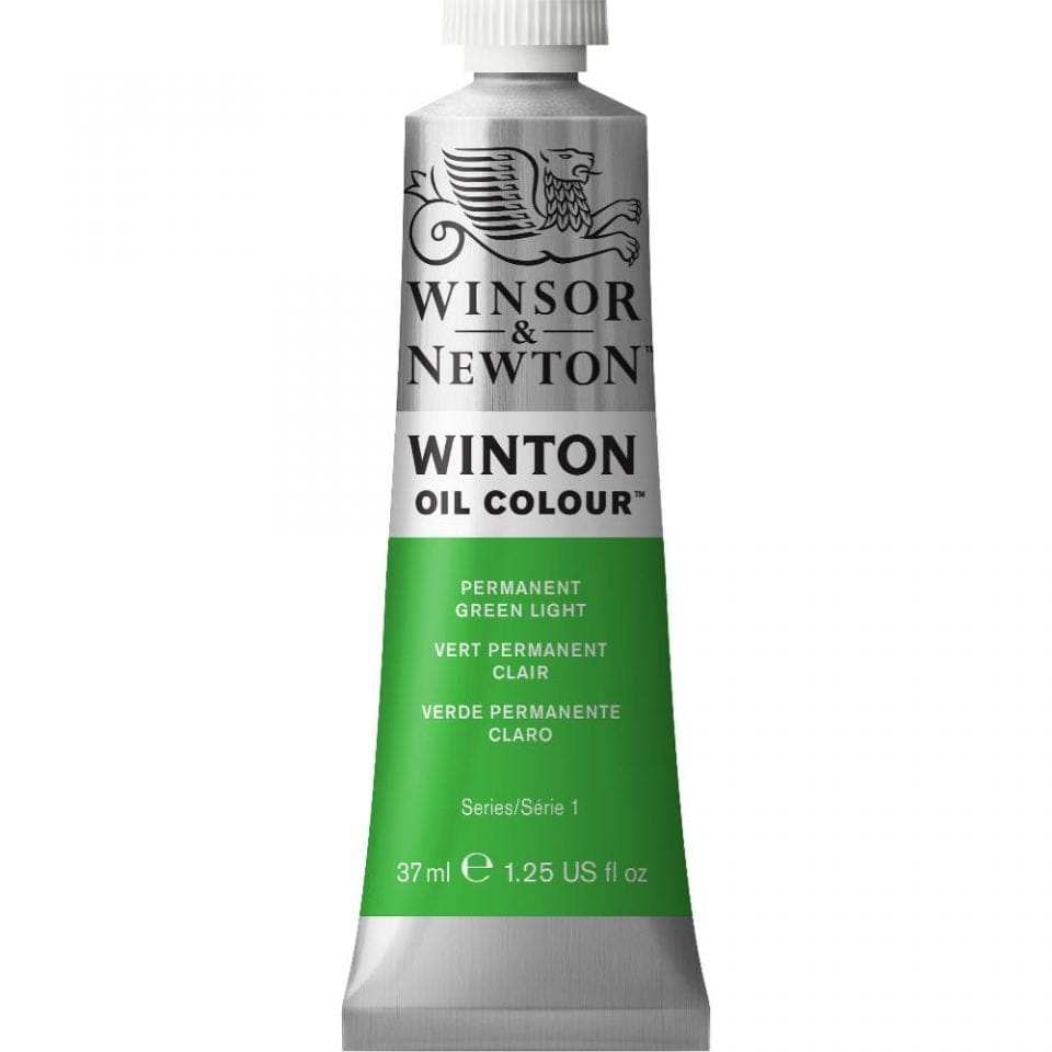 Winsor Newton Oliemaling Permanent Green Light