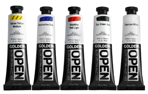 Golden Open akrylmaling