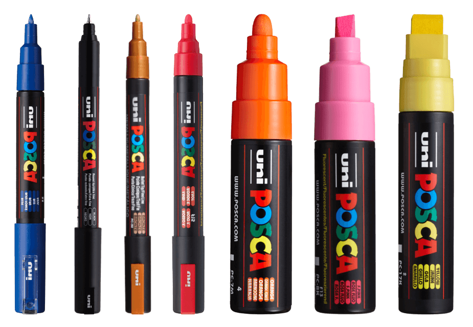 Posca markers tusch tusser