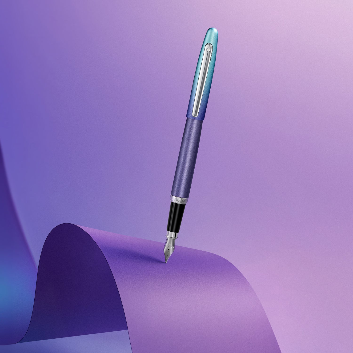 Sheaffer VFM Expressions blå/lilla gradient med kromdetaljer