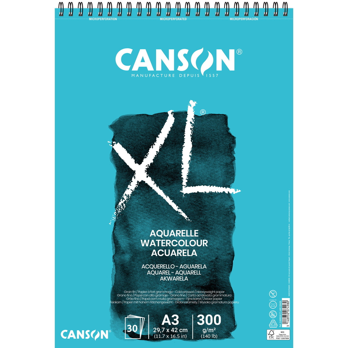 Canson Xl Watercolour Block