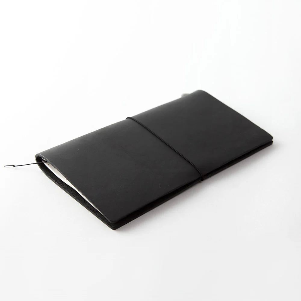 Traveler´s Company - Notebook Black (læderomslag)