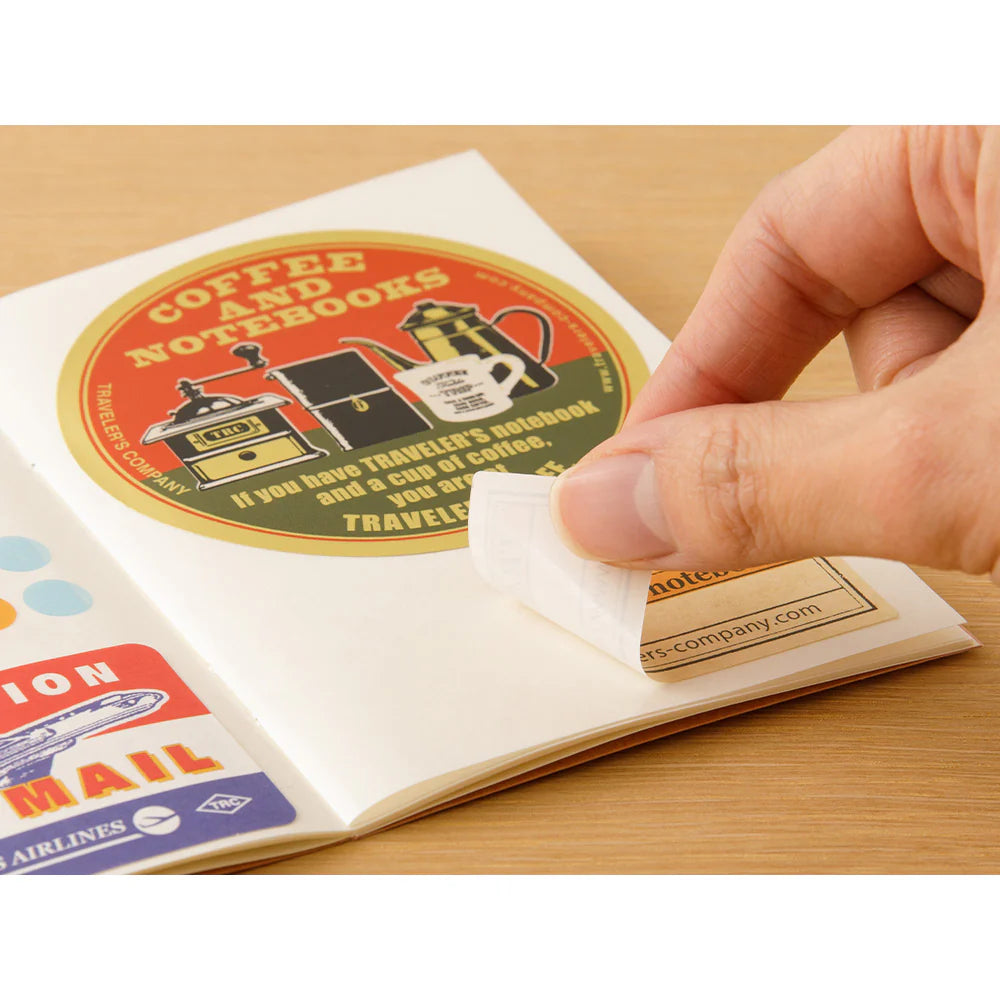 Traveler´s Company, 017 Sticker Release Paper Passport Size