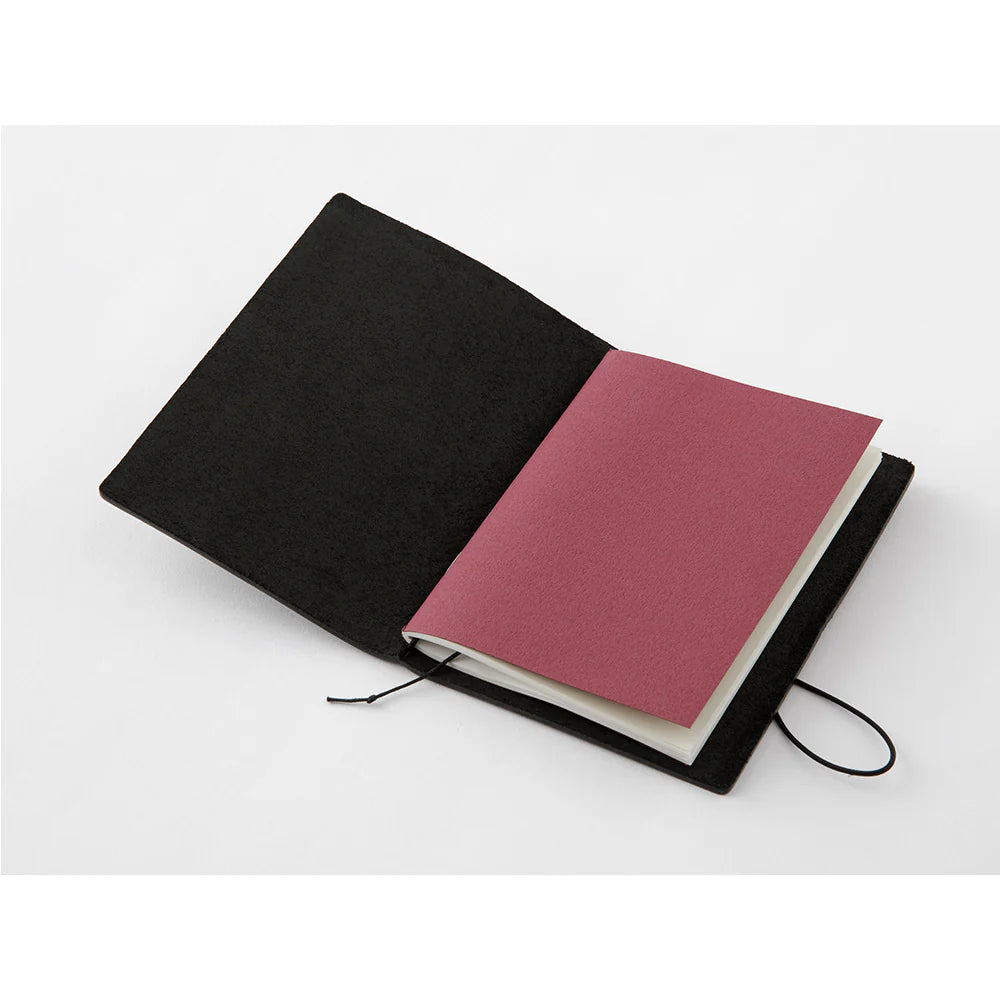 Traveler´s Company, Notebook Black Passport Size(læderomslag)