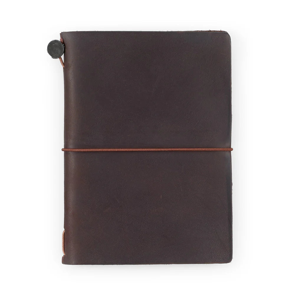 Traveler´s Company, Notebook Brown Passport Size (læderomslag)