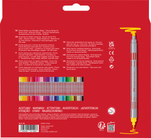 Faber-Castell Dobbelt tuscher 40 stk.