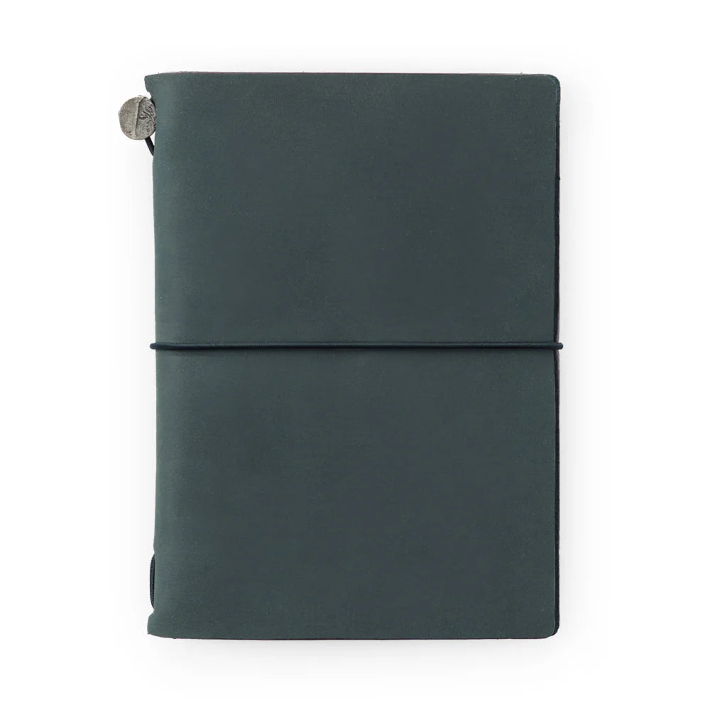 Traveler´s Company- Notebook Blue Passport Size(læderomslag)