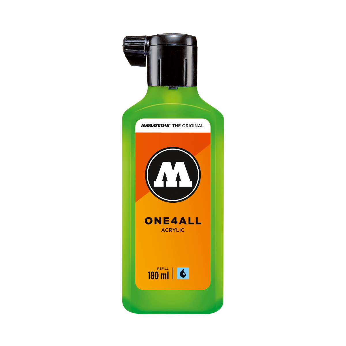 Molotow ONE4ALL refill 180ml Neon Green Fluo.