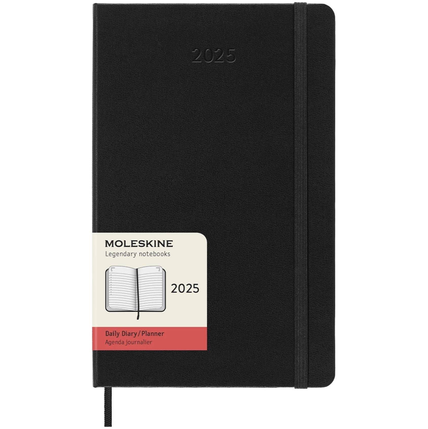 Moleskine Classic Hard 12M Daily Large Sort 2025