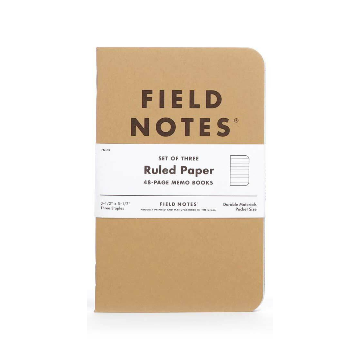 Field Notes - Original Kraft, Ruled