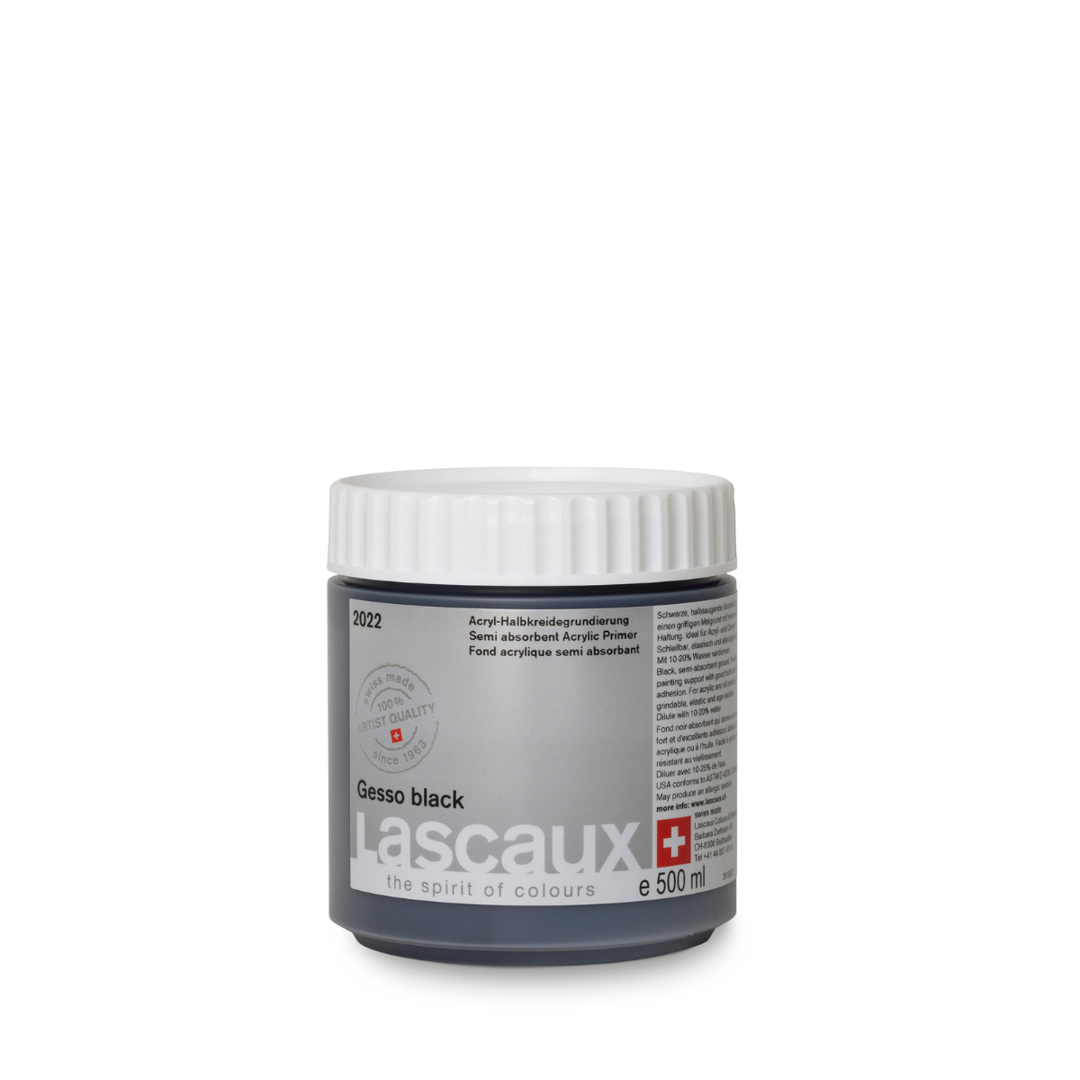 Lascaux Gesso black