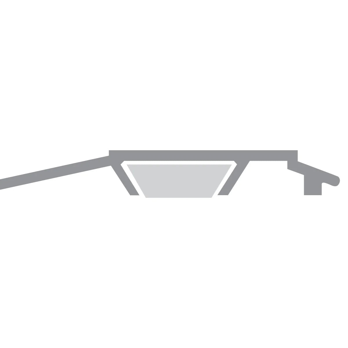 Leniar alu lineal 20 cm