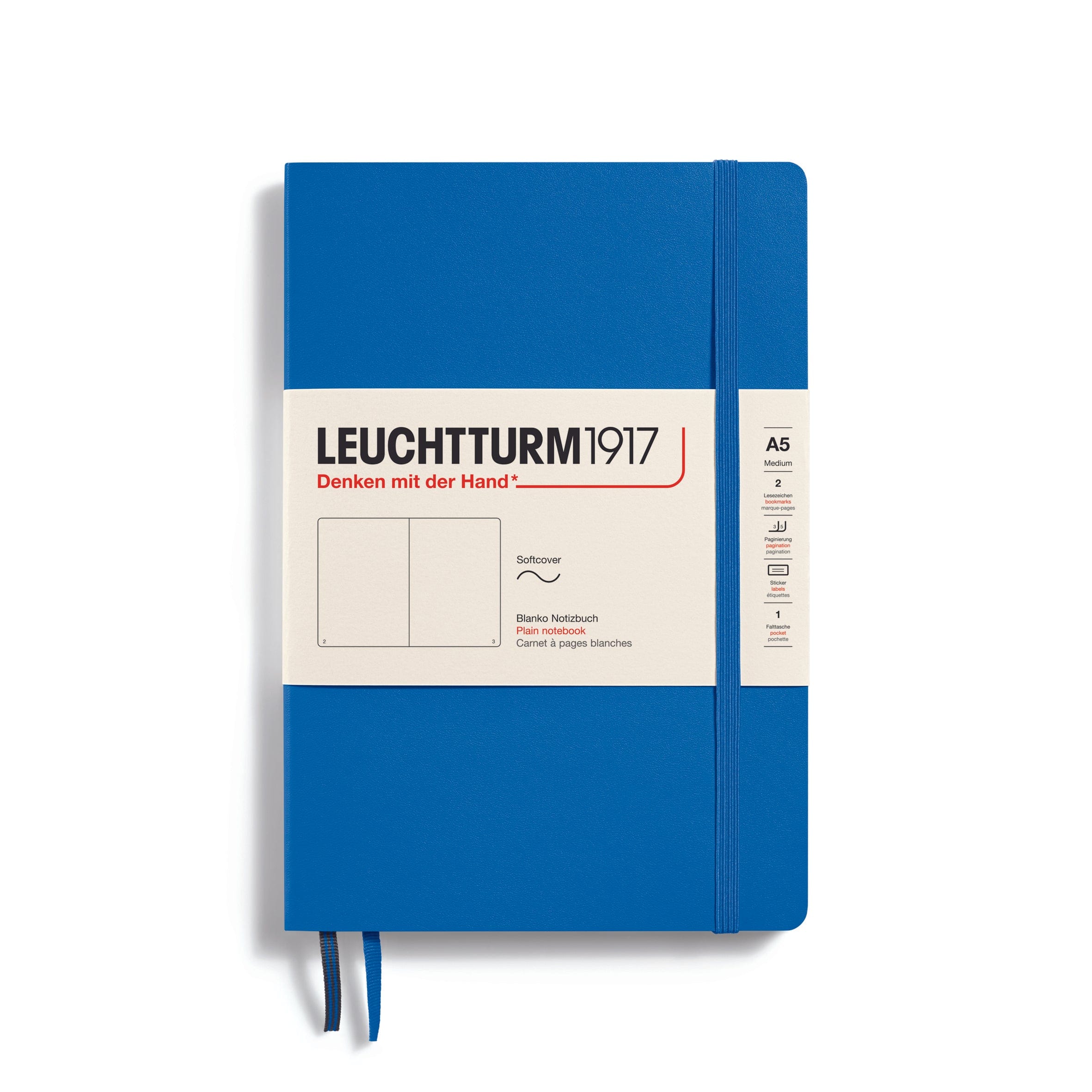 Leuchtturm1917 Notesbog Softcover A5 121s Blank Sky