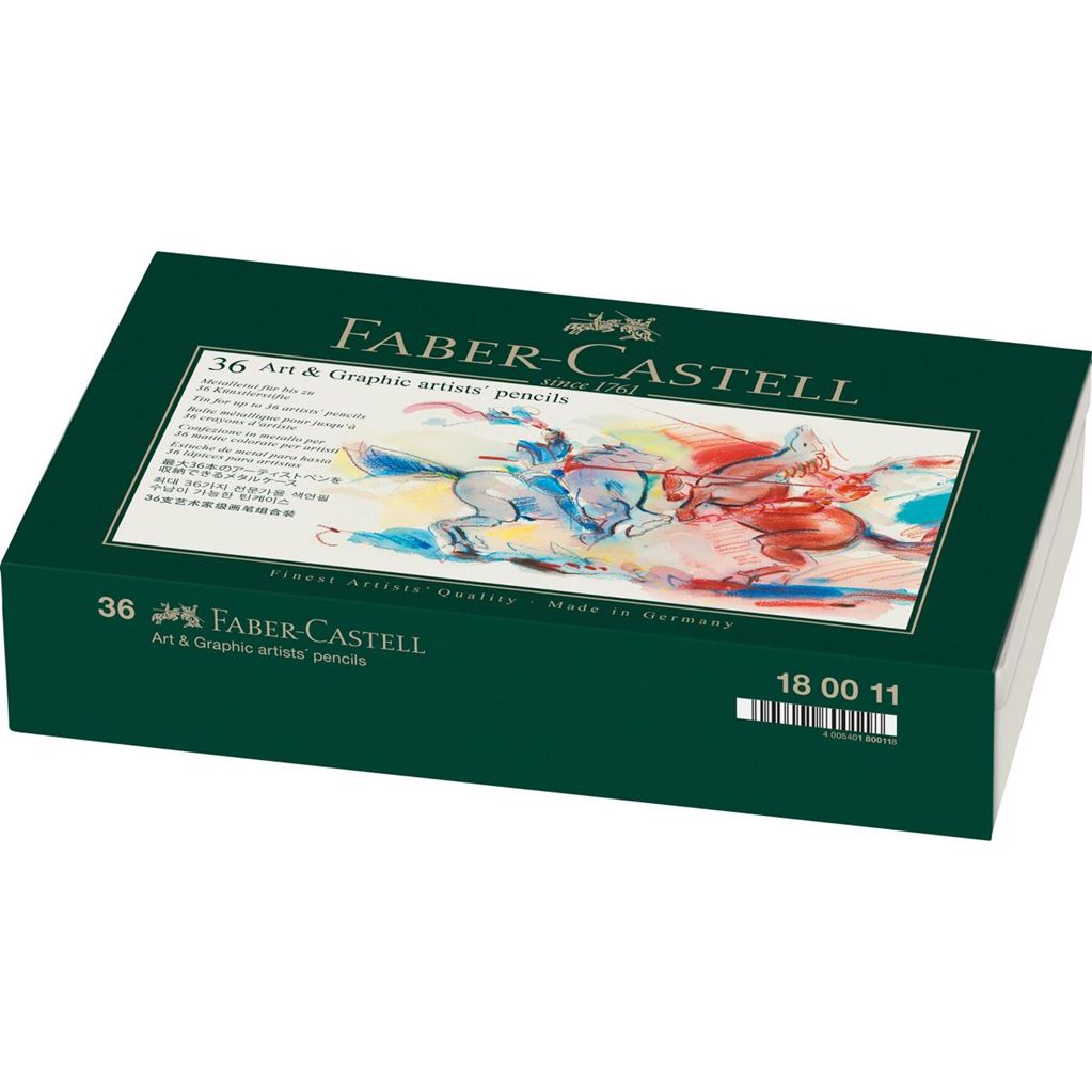 Faber-Castell Art & Graphic, leere Schachtel, 36 Stück