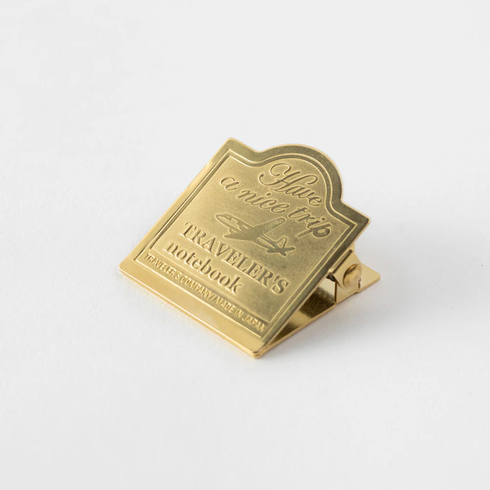 Traveler´s Company, 030. Brass Clip - Airplane