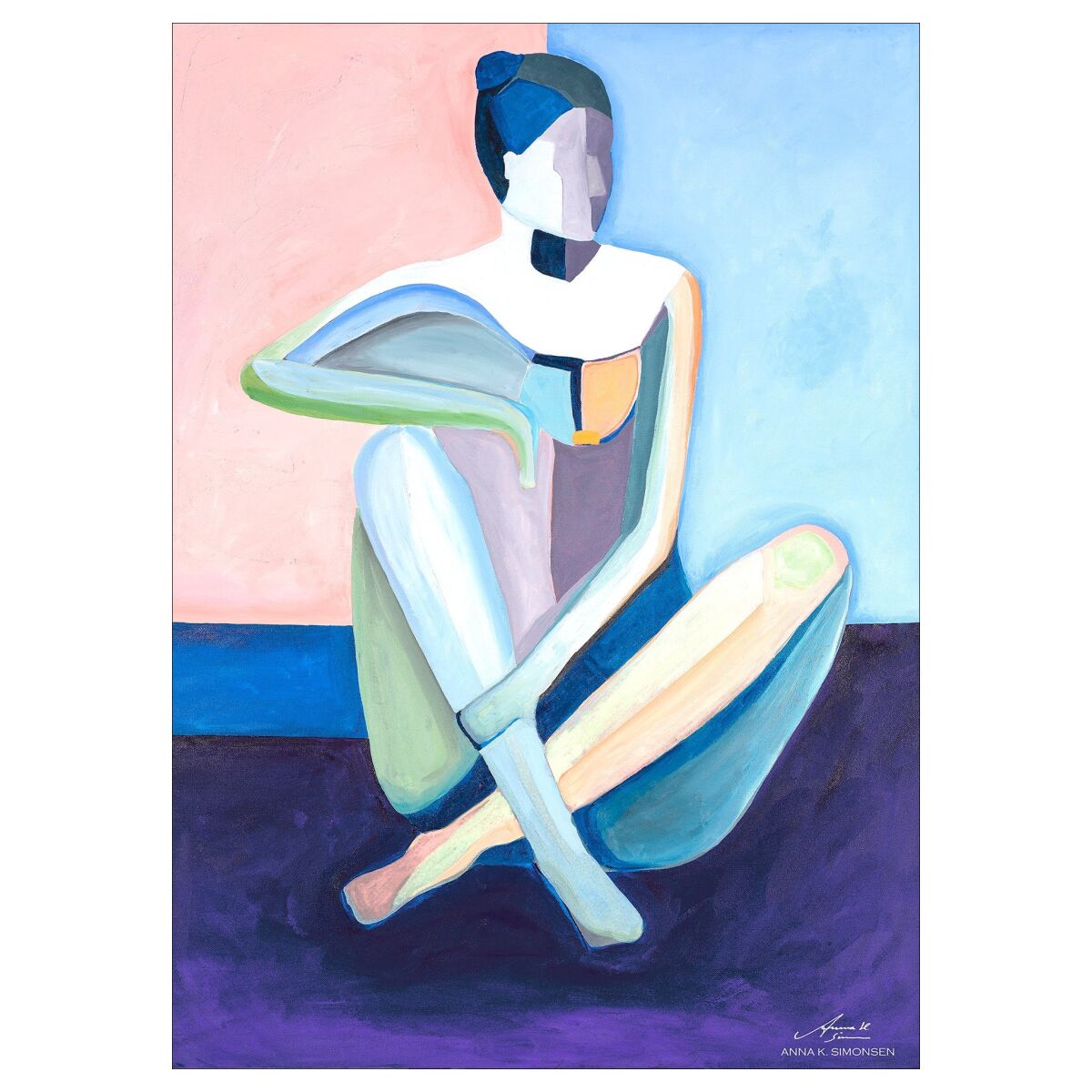 Anna K. Simonsen Dodo 50 x 70 cm