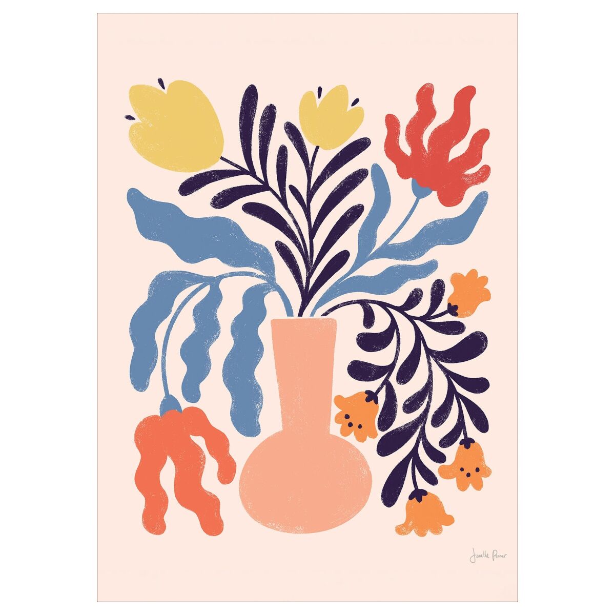 Wild Apple Floral No. 1 - A5