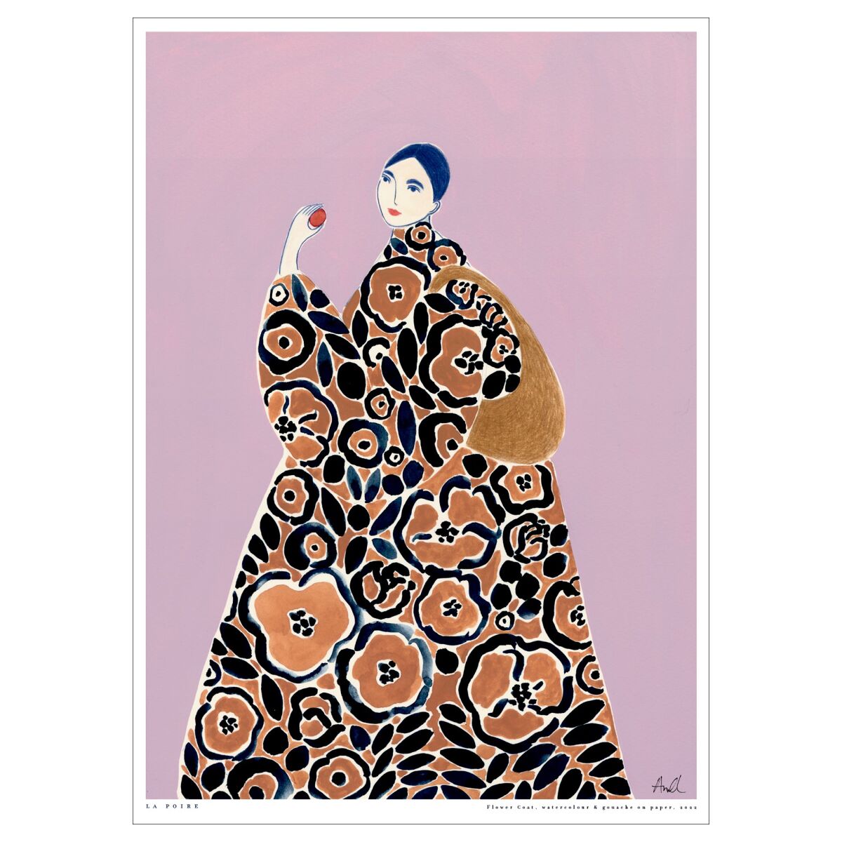 La Poire Flower Coat 50 x 70 cm