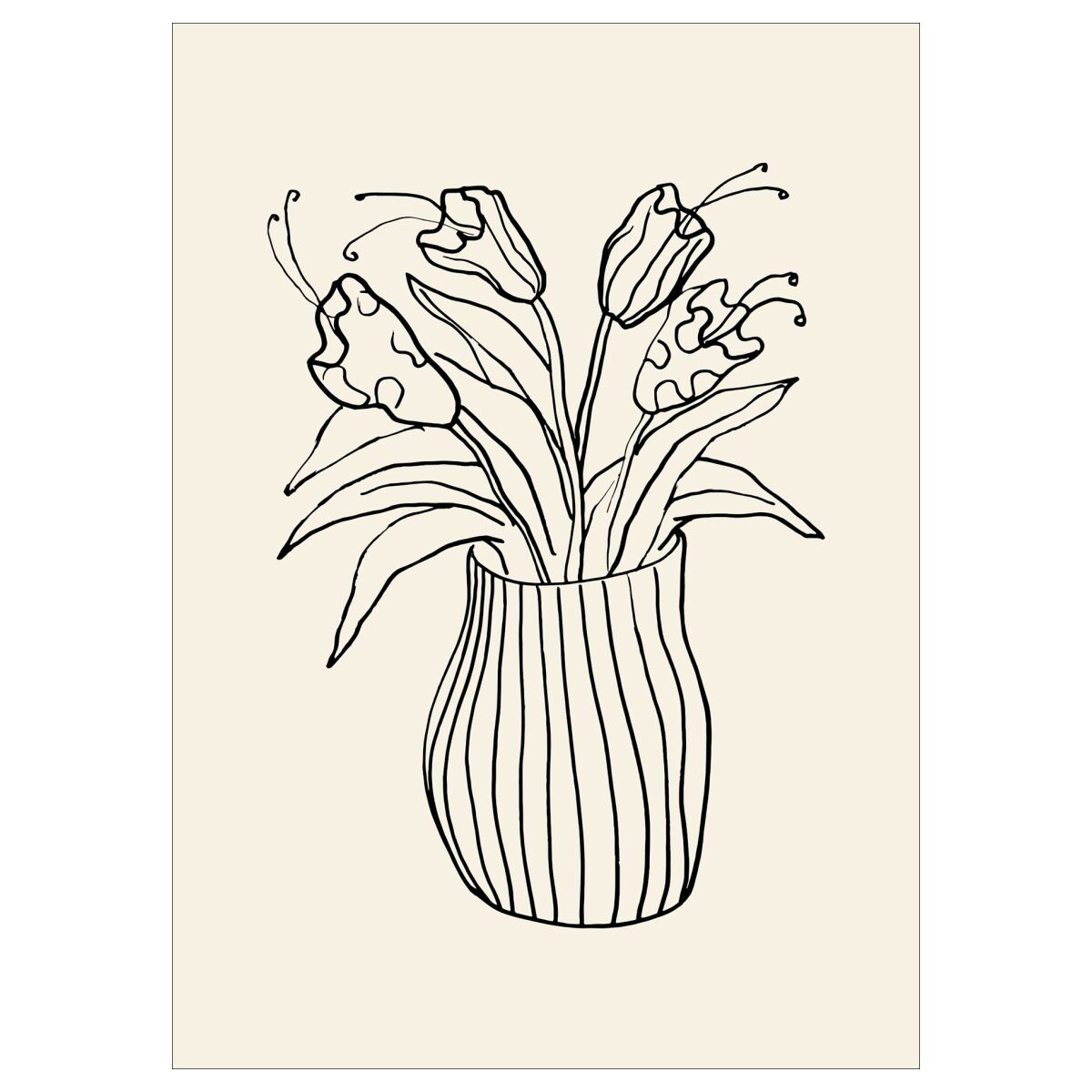 Affordable Art Prints Vase Sketch A3