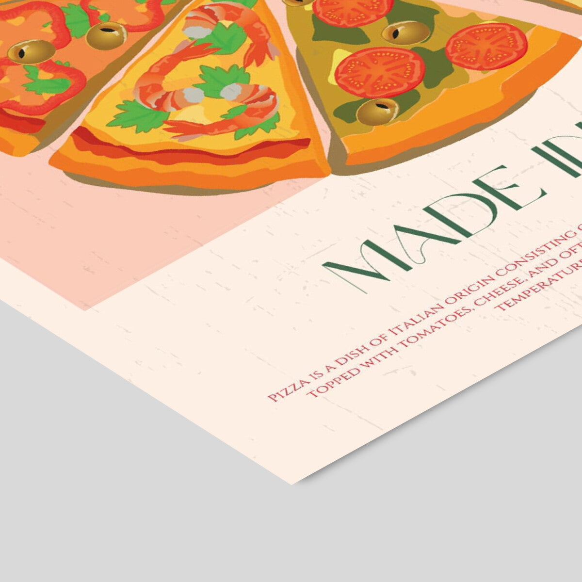 Nazma Khokhar Pizza 50 x 70 cm