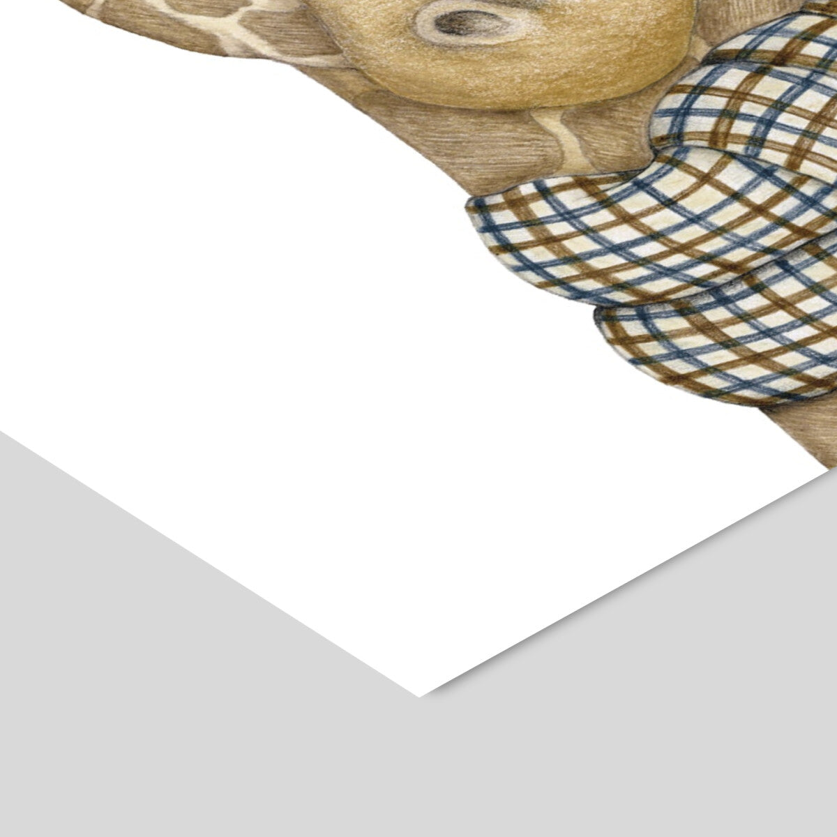 Ephie Studio Giraffen med huen A3