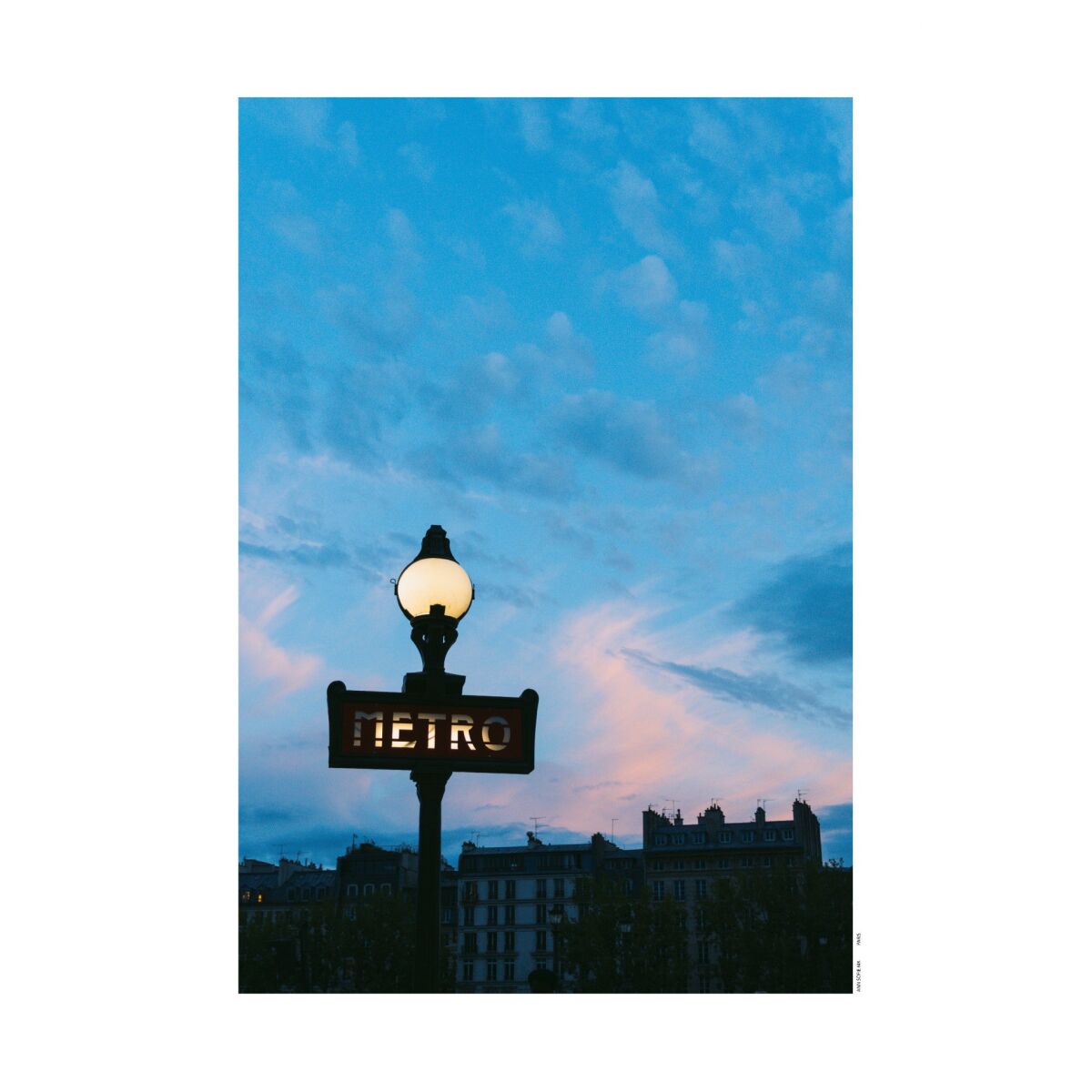 Ann Sofie MK Paris Metro 30 x 40 cm