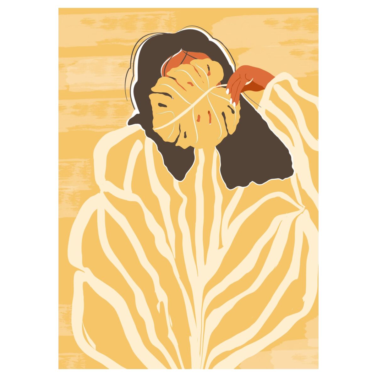 Affordable Art Prints x Sannel Larson Peek-a-boo, I see you - A5