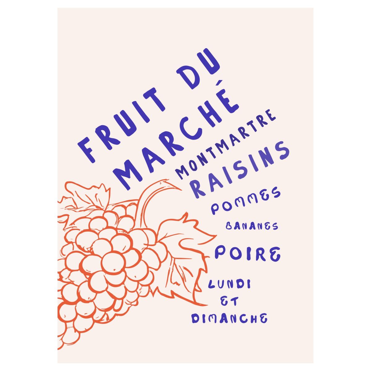 Treechild Market Harvest 50 x 70 cm