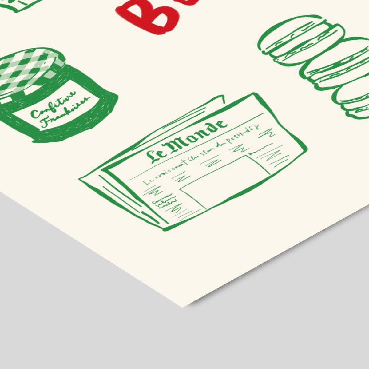 Rio Soley La Vie Est Belle - Paris Poster - A5