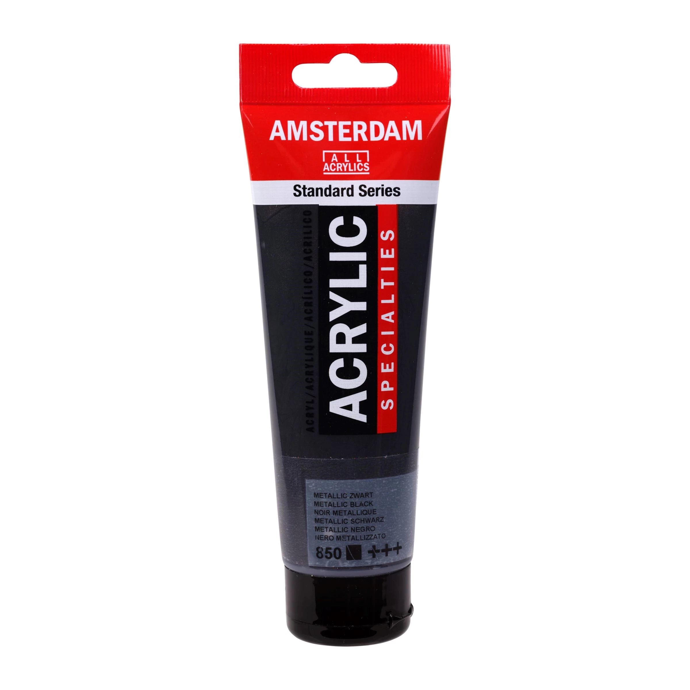 AMSTERDAM 120ml 850 Metallic Black