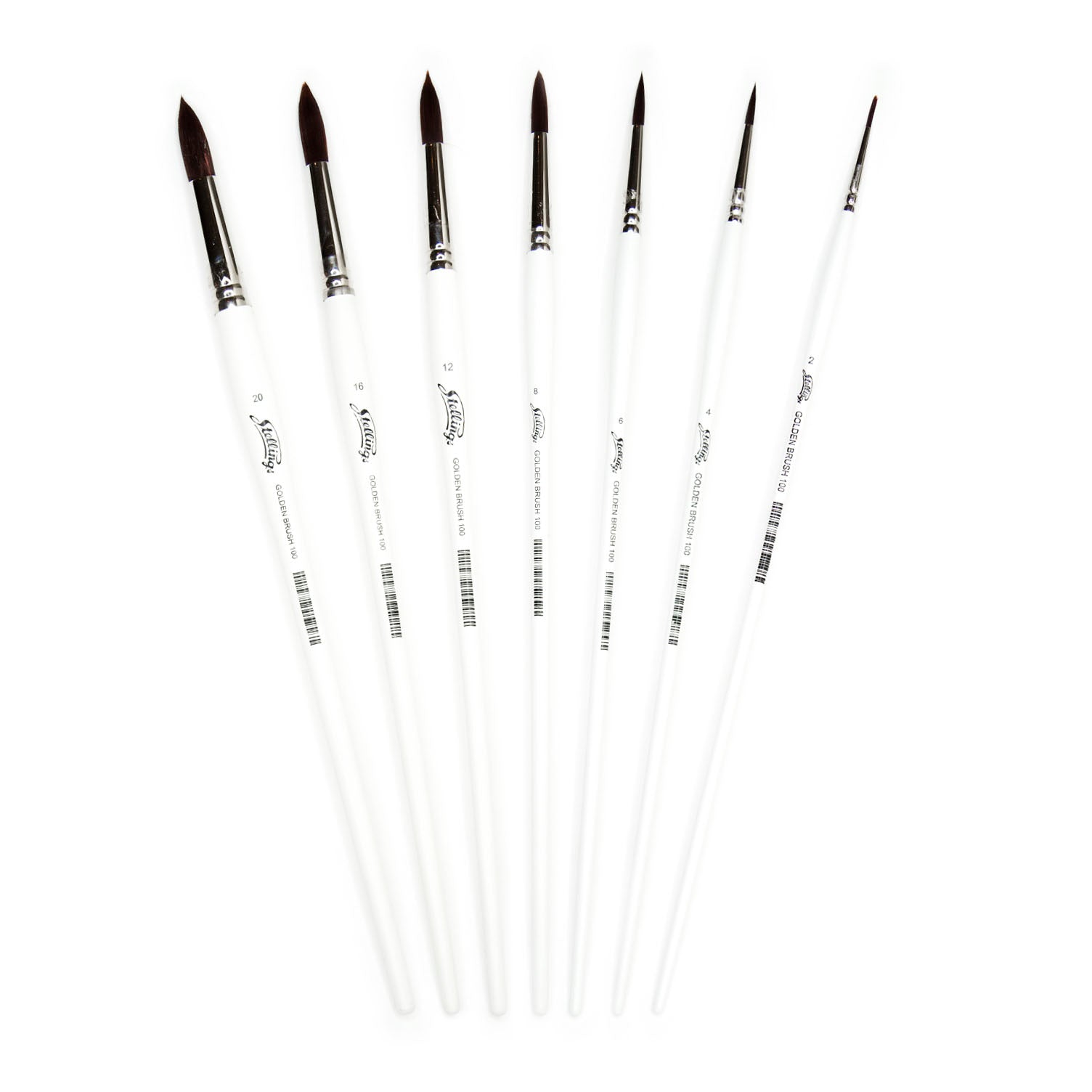 Stellings Pensel Stellings Golden Brush serie 100 akrylpensel rund