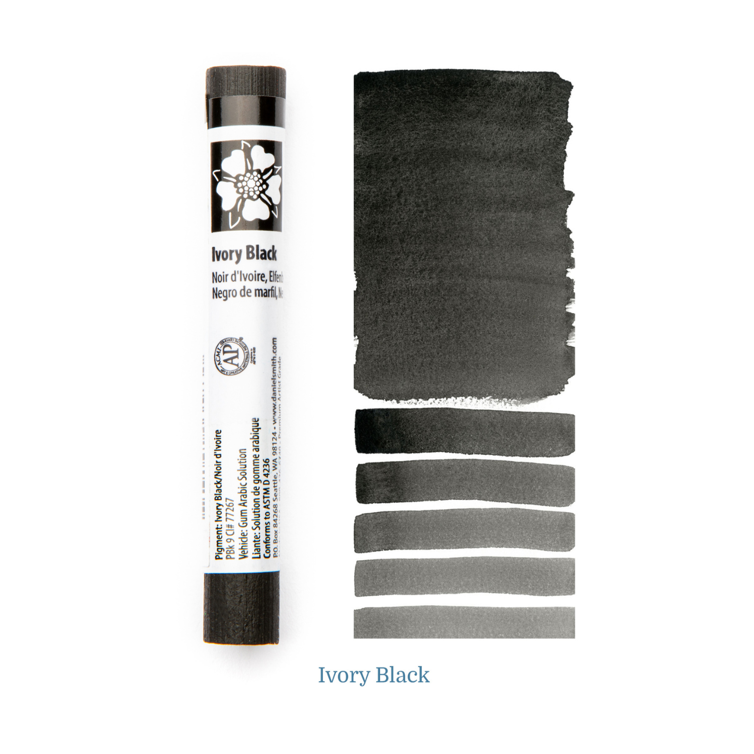 DS Aquarellstift Elfenbein Schwarz