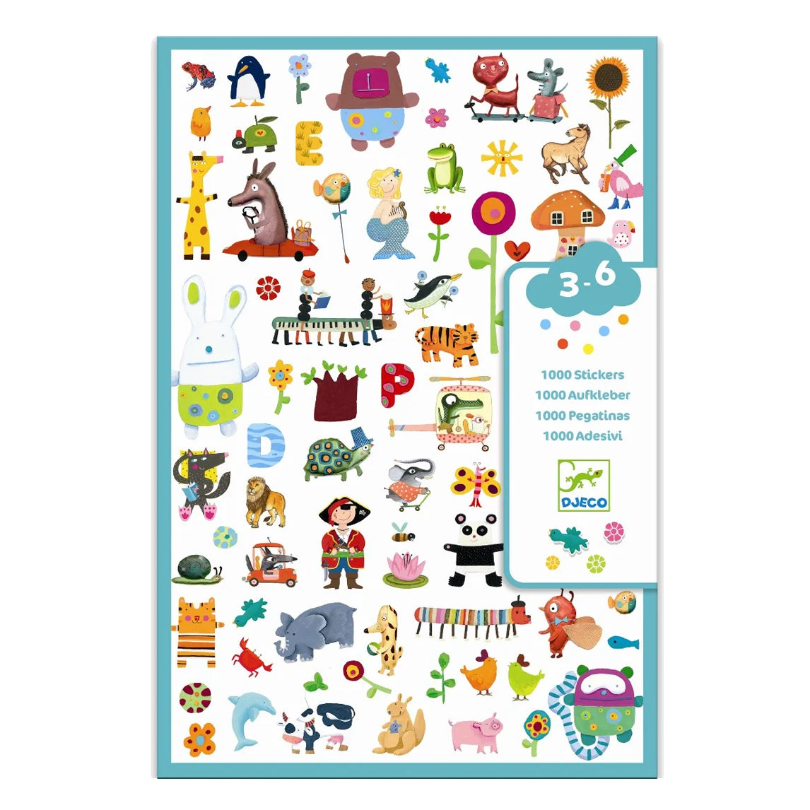 Djeco Sticker - 1000 stickers