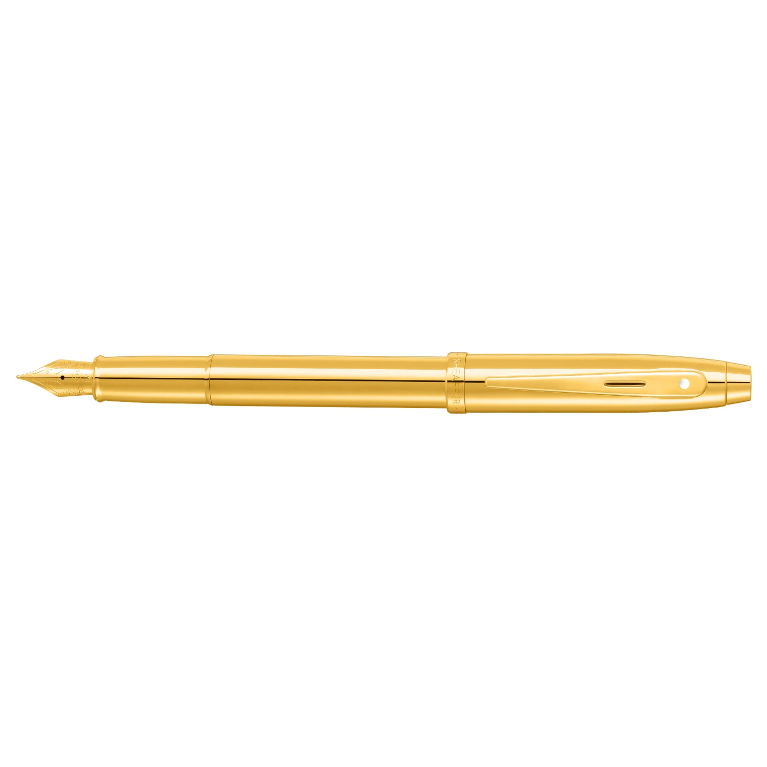 Sheaffer 100 Glossy PVD guld med PVD-gulddetaljer
