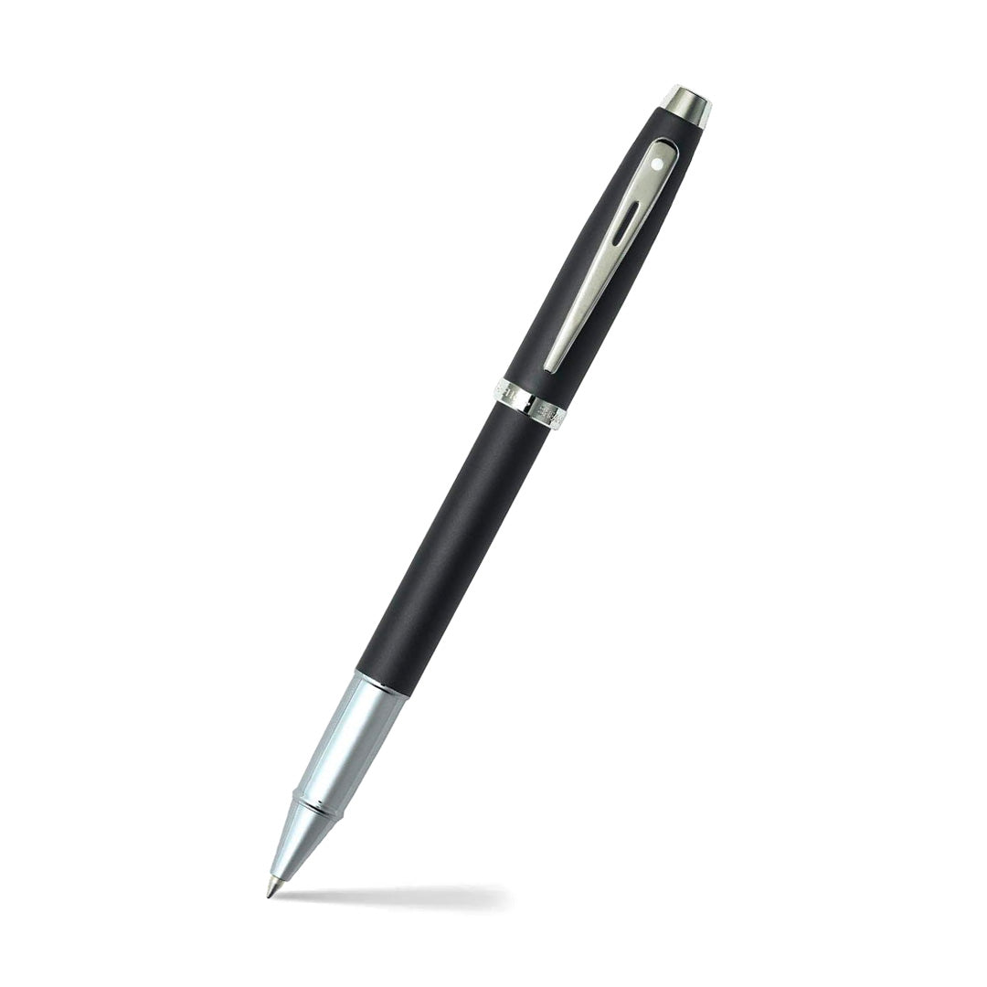 Sheaffer 100 Mat sort med kromdetaljer